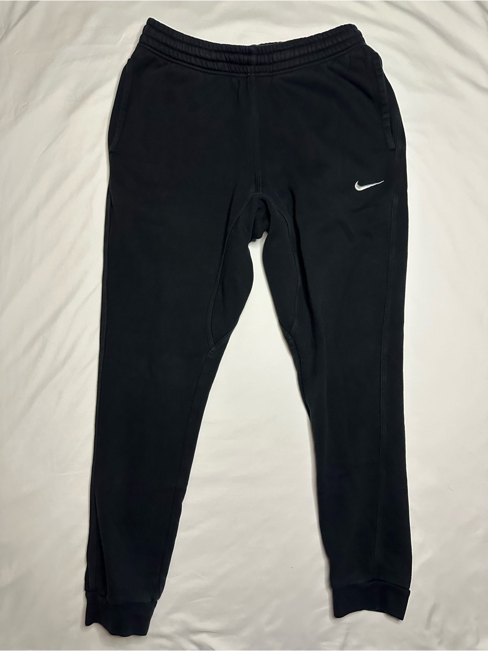 Nike Men’s Black Joggers with White Swoosh